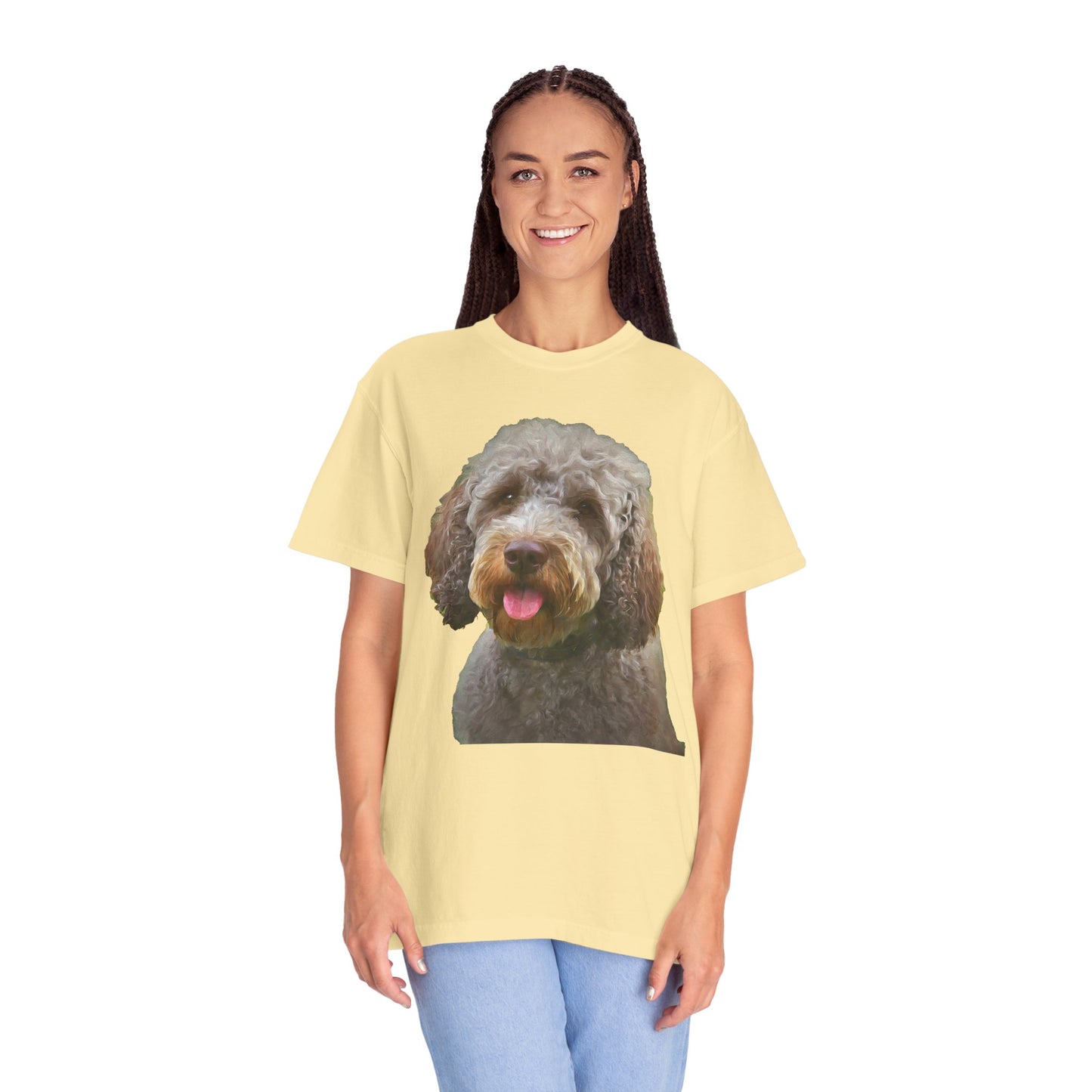 Lagotto Romagnolo 'Italian Truffle Dog' Unisex Garment-Dyed T-shirt