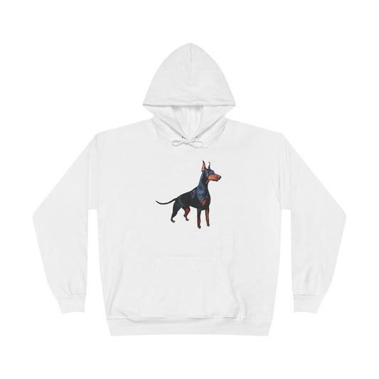 Doberman Pinscher Unisex Fleece Lined Pullover Hoodie Sweatshirt