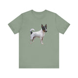 Japanese Terrier Unisex Jersey Tee - A Luxe Attire for Dog Lovers