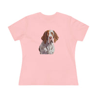 Bracco Italiano Women's Relaxed Fit Cotton Tee