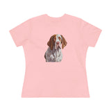 Bracco Italiano Women's Relaxed Fit Cotton Tee
