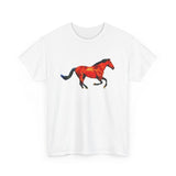 Horse 'Old Red' Unisex Heavy Cotton Tee