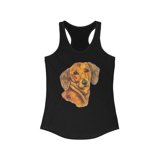 Dachshund 'Doxie #1' Women's Racerback Tank