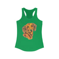 Dachshund 'Doxie #1' Women's Racerback Tank