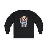 Shih-Tzu Unisex Cotton Long Sleeve Tee