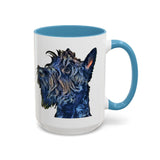 Schnauzer Ceramic Accent Coffee Mug, 2 sizes