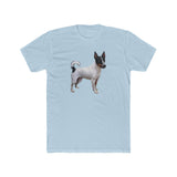 Japanese Terrier - Dog Lover Men's Fitted Cotton Crew Tee