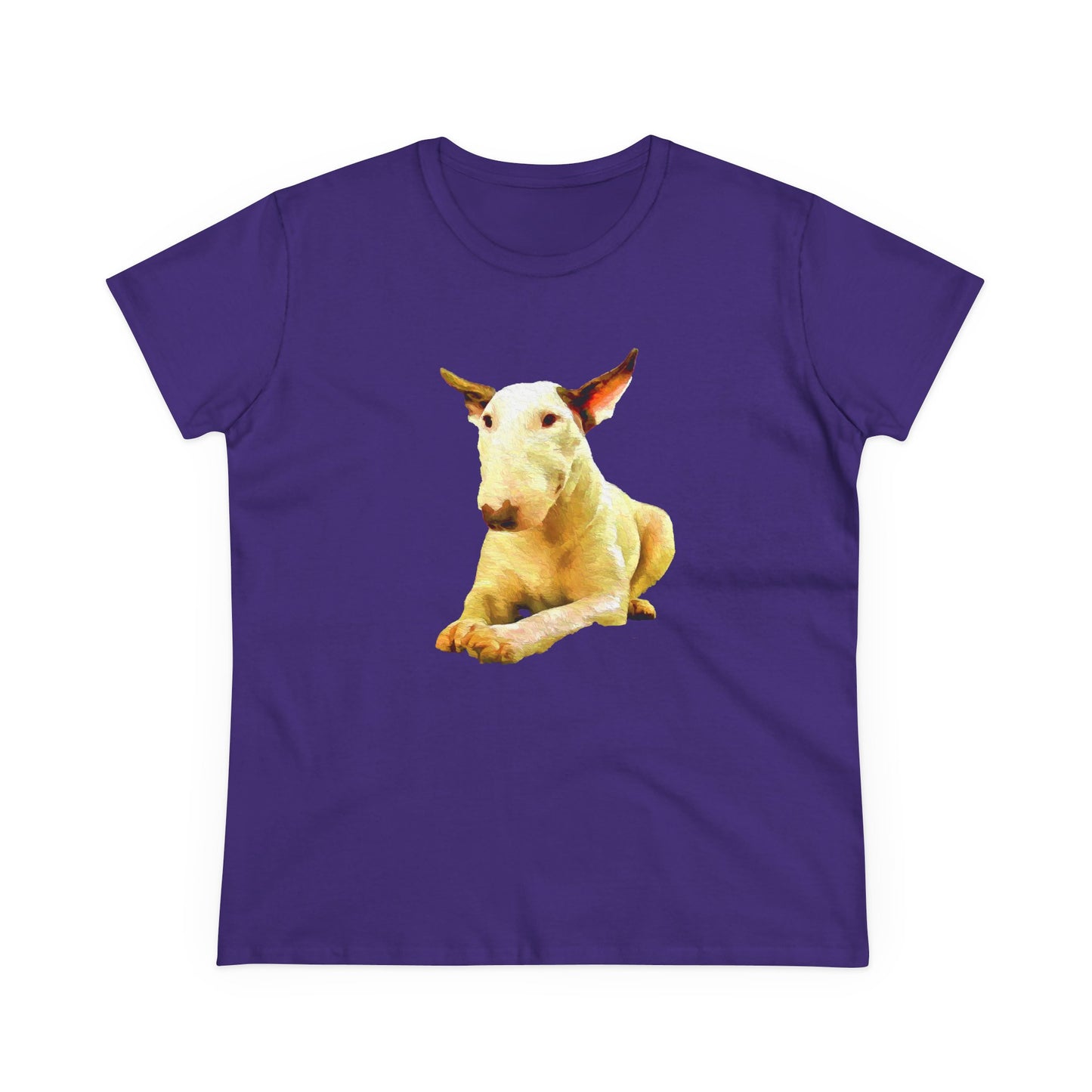 English Bull Terrier 'Sacha' Women's Midweight Cotton Tee