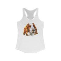 Irish Red & White Setter Women's Racerback Tank