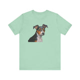 Teddy Roosevelt Terrier Unisex Jersey Short Sleeve Tee