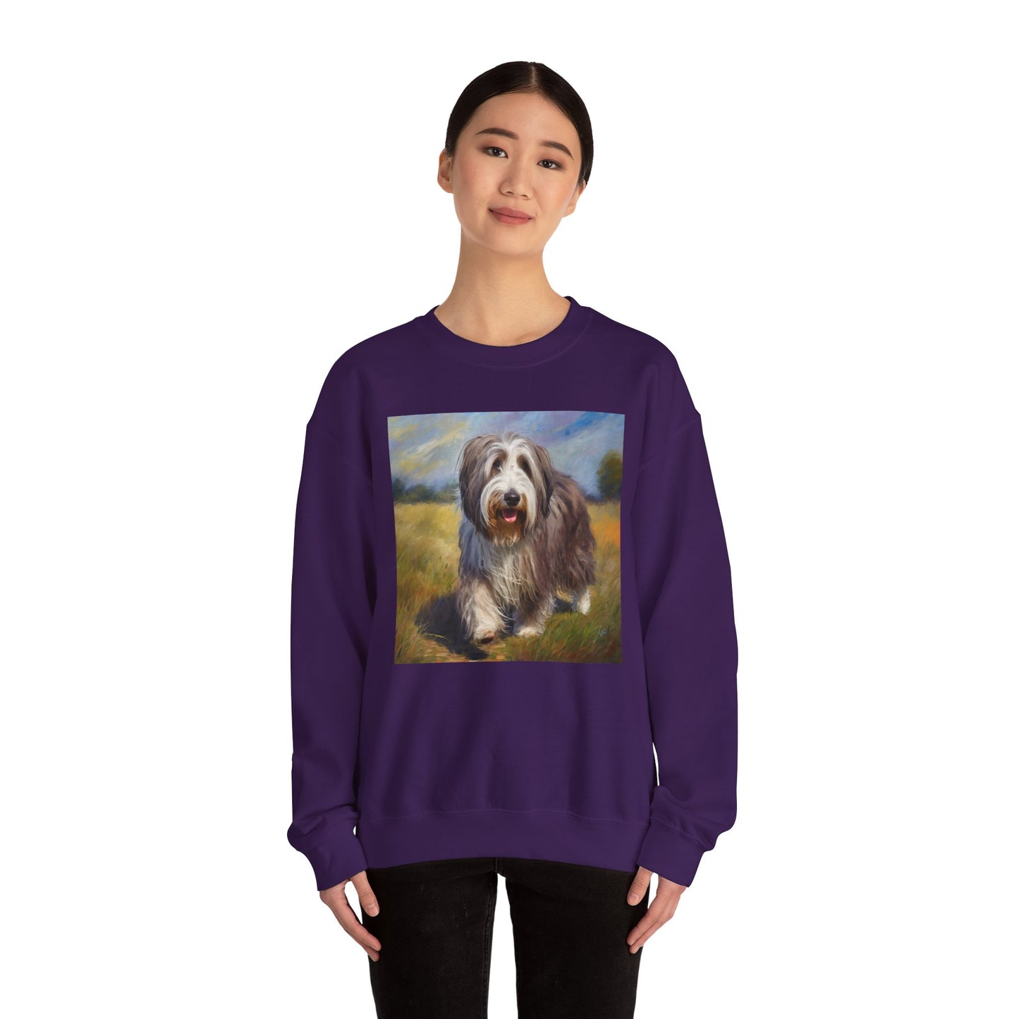 Bearded Collie Charm Crewneck Sweatshirt