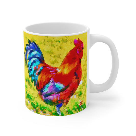 Rooster Craw Ceramic Mug 11oz