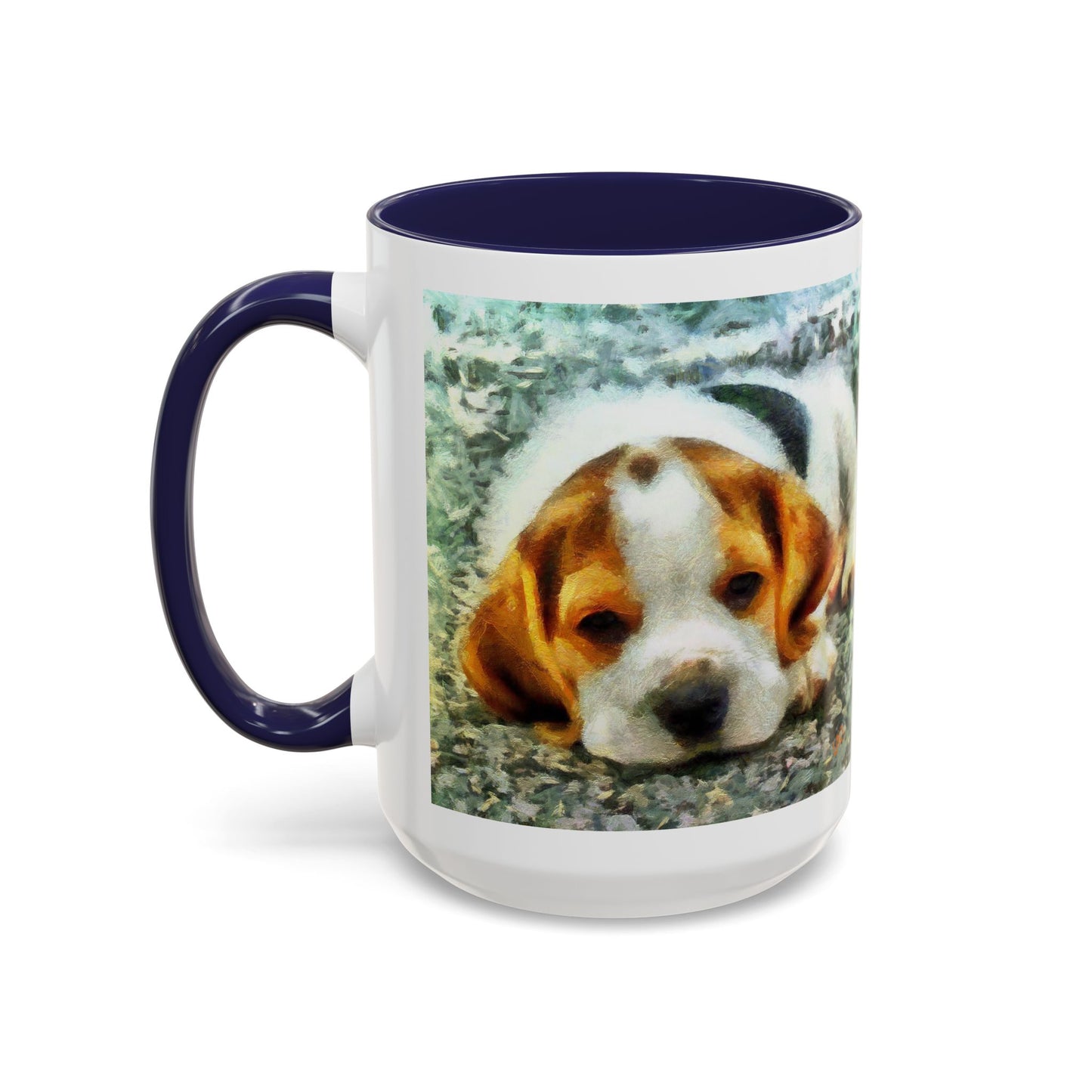 English Foxhound 'Sacha' Accent Coffee Mug