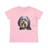 Tibetan Terrier Women's Midweight Cotton Tee