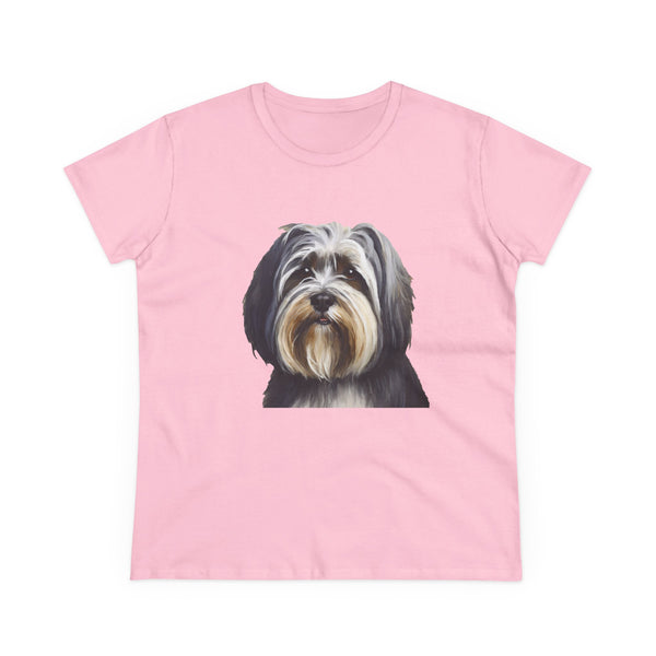 Tibetan Terrier Women's Midweight Cotton Tee