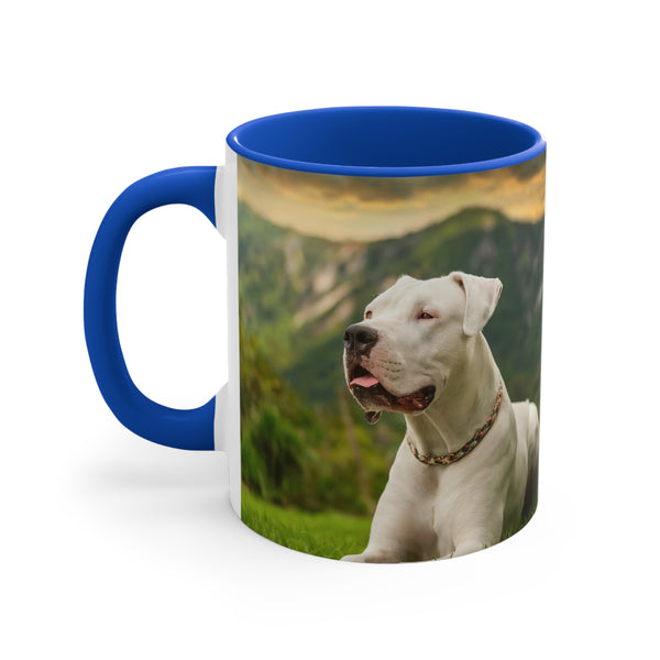 Dogo Argentino 11oz Ceramic Accent Mug