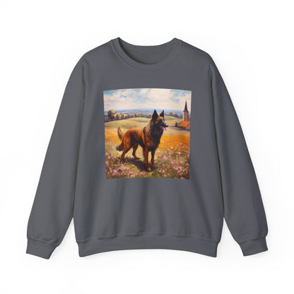 Belgian Tervuren Unisex 50-50 Crewneck Sweatshirt