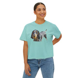 Bluetick Coonhound Women's Oversized Boxy Tee