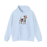 Wire Fox Terrier Unisex 50/50 Hooded Sweatshirt