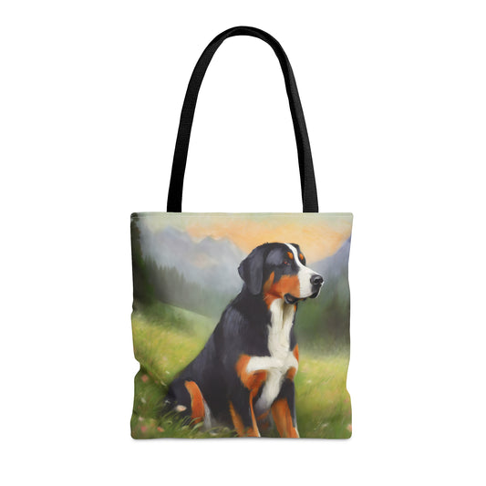Greater Swiss Mountain Tote Bag