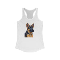 German Shepherd Puppy Women's Classic Racerback Tank