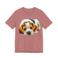 English Foxhound 'Sasha' Unisex Jersey Short Sleeve Tee