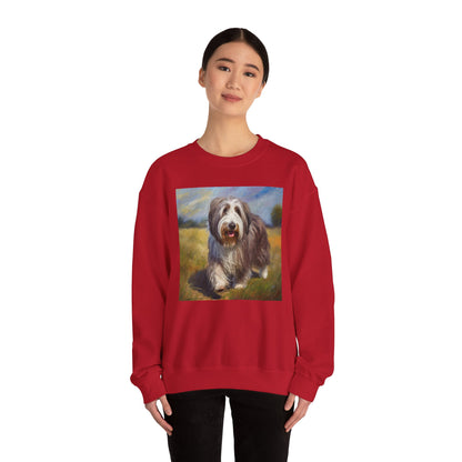 Bearded Collie Charm Crewneck Sweatshirt