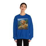 Golden Retriever Unisex 50/50 Crewneck Sweatshirt