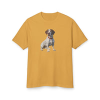 Braque du Bourbonnai - Unisex Relaxed Fit Garment-Dyed Heavyweight Cotton Tee