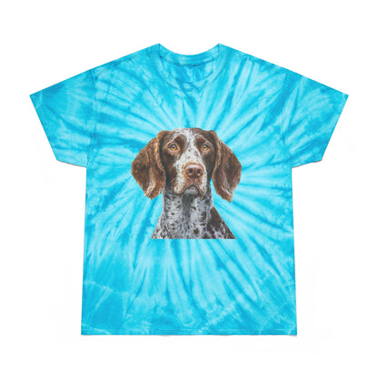 German Wirehaired Pointer Classic Tie-Dye Tee, Cyclone