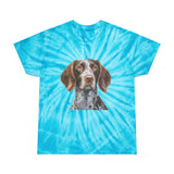 German Wirehaired Pointer Classic Tie-Dye Tee, Cyclone