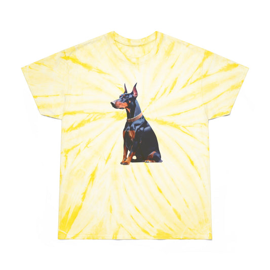 Doberman Pinscher Tie-Dye Tee, Cyclone