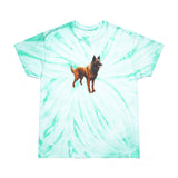 Belgian Tervuren Tie-Dye Tee in Cyclone