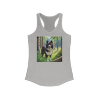 Karelian Bear Dog Women's Racerback Tank