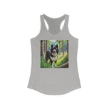 Karelian Bear Dog Women's Racerback Tank