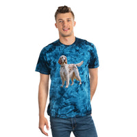 English Setter #4 - Unisex Classic Tie-Dye Tee, Crystal