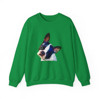 Boston Terrier 'Skipper' Unisex 50/50 Crewneck Sweatshirt