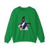 'Boston Terrier 'Skipper' Unisex 50/50 Crewneck Sweatshirt'