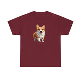 Welsh Corgie Puppy - Unisex Heavy Cotton Tee