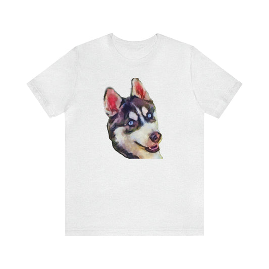Siberian Husky 'Iditarod' -  Classic Jersey Short Sleeve Tee