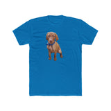 Vizsla  'Augie' Men's Cotton Crew Tee