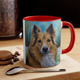 Icelandic Sheepdog 11oz Ceramic Accent Mug