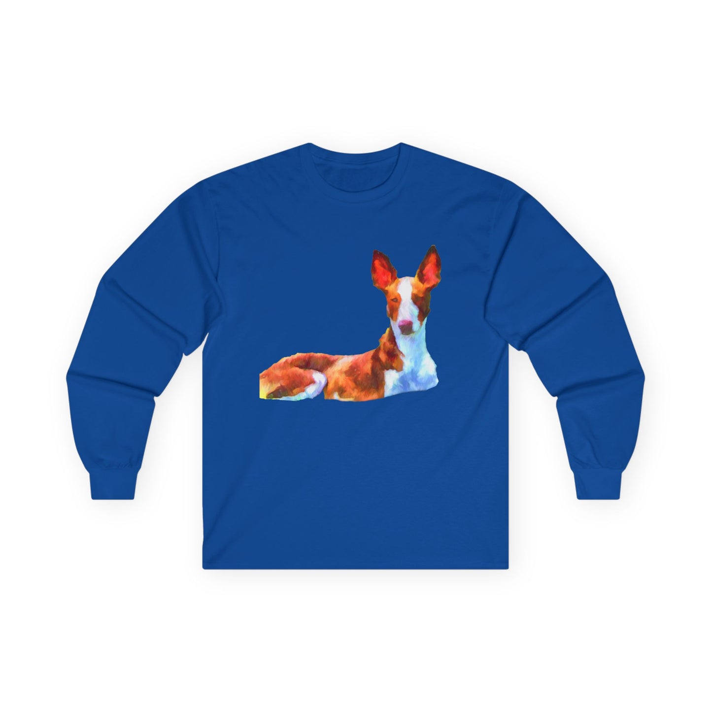 Ibizan Hound Unisex Cotton Long Sleeve Tee