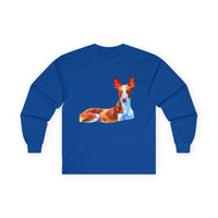Ibizan Hound Unisex Cotton Long Sleeve Tee