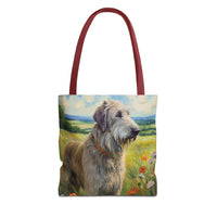 Irish Wolfhound Polyester Tote Bag (AOP)