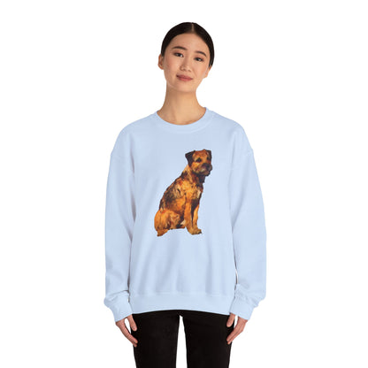 Border Terrier 'Andrew' Unisex 50/50 Crewneck Sweatshirt