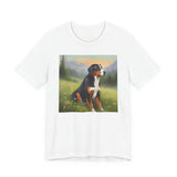 Greater Swiss Mountain Dog Unisex Jersey Short Sleeve Tee