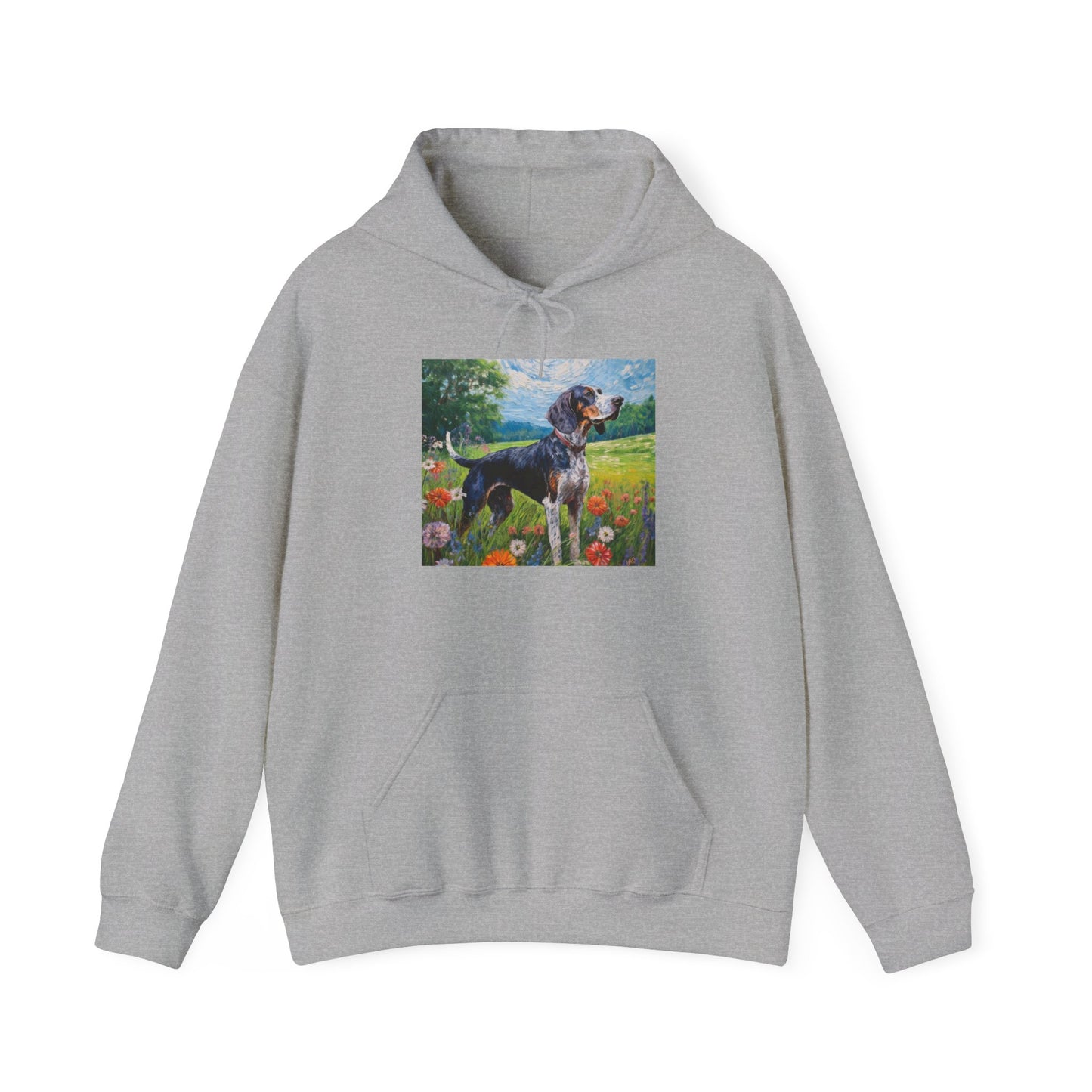 Bluetick Coonhound Unisex 50/50 Hooded Sweatshirt
