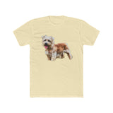 Glenn of Imaal Terrier - Men's Fitted Cotton Crew Tee