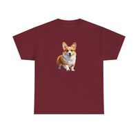 Welsh Corgie Puppy - Unisex Heavy Cotton Tee